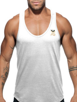 - "Military Tank Top - White" 