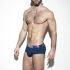 - "Flowery Waistband Briefs - Navy" 