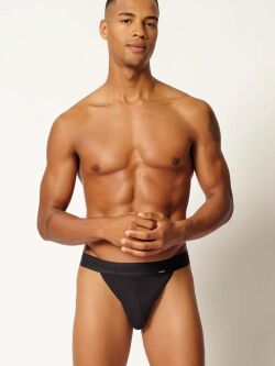 - "Cotton Rib Tanga Briefs 2 Pack Black" ( 2 .) 