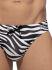 ������-����� "Zebra Swim Briefs - Black" 