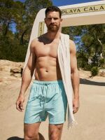 - "90322 Medium Stripped Swimsuit Turquoise Green" 