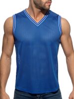 - "Slam V-Neck Sleeveless T-Shirt Royal Blue" 