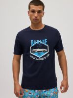  "90512 T-Shirt with Retro Cars Printed Marino" 