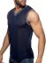 - "Slam V-Neck Sleeveless T-Shirt Navy" 