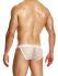 �����-����� "Mesh Through Tanga Briefs - White" 