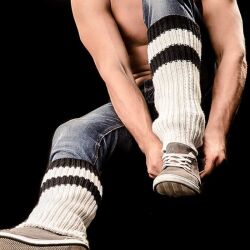 ����� ������� "Leg Warmers - White/Black" (SALE!) 