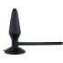   "True Black - Silicone Inflatable Anal Plug" () 