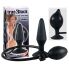   "True Black - Silicone Inflatable Anal Plug" () 