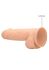 - "RealRock Silicone 8,5' Dual Density With Balls - Flesh" 