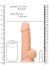 - "RealRock Silicone 8,5' Dual Density With Balls - Flesh" 