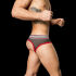 - "Backless Briefs Bond Street - Black/Red" 