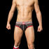 - "Backless Briefs Bond Street - Black/Red" 