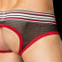 - "Backless Briefs Bond Street - Black/Red" 