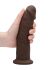�������������-��������� "RealRock Silicone 7,5' Dual Density - Brown" 