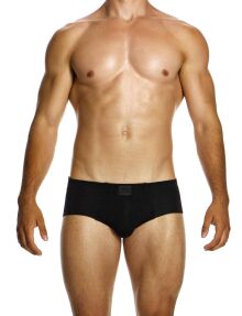 - "Bamboo Wide Briefs - Black" 