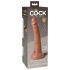 - "King Cock Elite - 7' Dual Density Cock Tan" 
