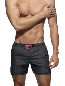 - "Basic Addicted Swim Long Short - Charcoal" 