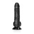 - "RealRock 6' Curved Realistic Dildo with Balls - Black" 
