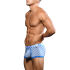 - "Almost Naked Fly Stripe Boxer - Electric Blue/White Stripes" 