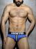 - "Double Piping Bottomless Briefs Royal Blue" 