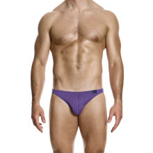 - "Curved Low Cut Briefs - Purple" 