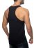 �����-���������� "U-Neck Cotton Tank Top - Black" 
