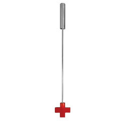 �������� "Ouch! - Leather Cross Tipped Metal Crop Red" 