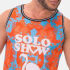�����-���������� "Beach Tanktop #015 - Orange/Blue" (SALE!) 