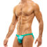 ������-����� "Recycled Camo Tanga Briefs - Camo Green" 
