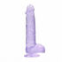 �������������-��������� "RealRock 6' Realistic Cock With Balls - Purple" 