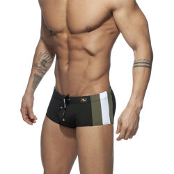 ������-������� "Stripes Basic Swim Sunga - Black" 