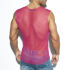 - "Mesh Broad Tank Top - Fuchsia" 