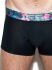 - "Flowery Waistband Boxer - Black" 