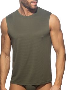 - "Veloz Dry Tank Top Khaki" 