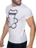  "Bear Round Neck T-Shirt - White" 