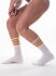 ����� "Me-Time Socks - White/Orange/Grey" (SALE!) 
