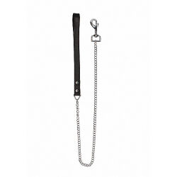 ������� - ������� "Ouch! Pain - Leather Handle Chain Lead Black" 