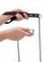 ������� - ������� "Ouch! Pain - Leather Handle Chain Lead Black" 