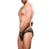 �����-�����/������� "Unleashed Stretch Lace Bubble Butt Jock - Black" 