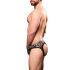 �����-�����/������� "Unleashed Stretch Lace Bubble Butt Jock - Black" 