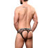 �����-�����/������� "Unleashed Stretch Lace Bubble Butt Jock - Black" 