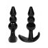 �������� ������ "Sono #80 - 4-Piece Butt Plug Set Black" (�������� 4 ��.) 
