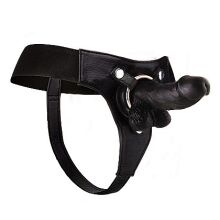   "Ouch! - Realistic 6' Strap-On Black" 