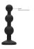 �������� ���������� / ������ � ���������� "Silicone Beaded Diamond Butt Plug Black" 
