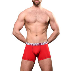 �����-�������"Almost Naked Hang-Free Cotton Boxer - Red" 