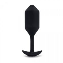 �������� ������ "b-Vibe - Snug Weighted & Vibrating Silicone Plug 4 - Black" (� ���������) 