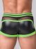 �����-������� "Youngero Generation Y - Men's Fetish Trunks Zipped Rear - Neon Green" 