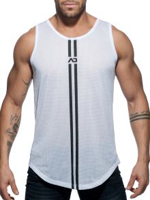 �����-���������� "Double Stripe Tank Top - White" 