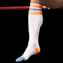 ����� - ����� "Neon Socks - White/Neon Orange/Blue" (SALE!) 