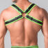 �����-������ "Youngero Generation Y - Men's Fetish Bulldog Harness - Neon Green" 